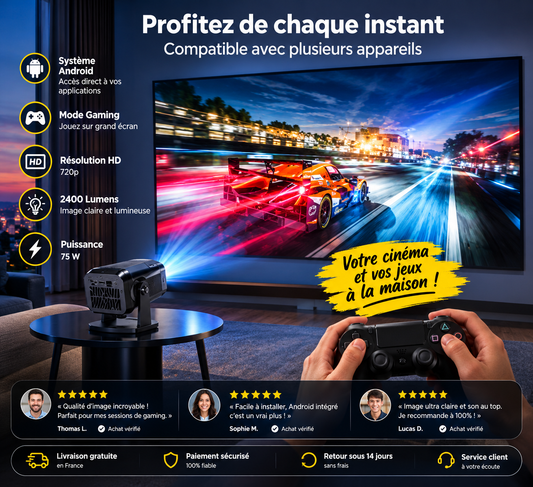 Projecteur Gaming Android HD