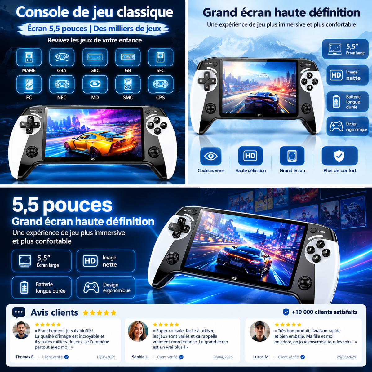 Projecteur Gaming Android HD – caractéristiques et avis clients